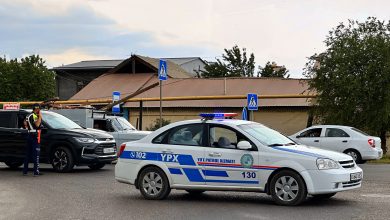 Магнитные накладки на номера вне закона Автомобиль ГАИ в Ташкенте