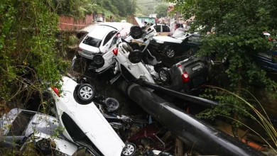 В Сочи десятки машин смыло ливнем