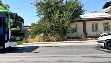 Автобус на встречке врезался в Daewoo Espero