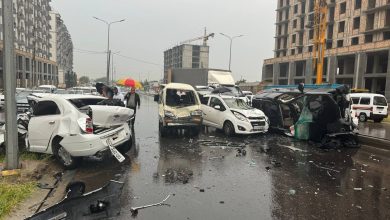 Prado вылетел на встречку в Ташобласти Land Cruiser Prado вылетел на встречу и спровоцировал массовое ДТП