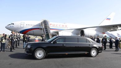 Кортеж Путина привезли в Ташкент Кортеж Путина привезли в Ташкент