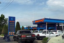 Очередь за АИ-80 на Заправке Узбекнефтегаз