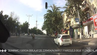 Spark преследовал и сбил скутер (видео)