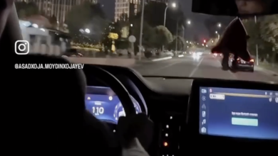 Гордость Узбекистана: 110 км/ч по центру Ташкента Гордость Узбекистана: 110 км/ч по центру Ташкента