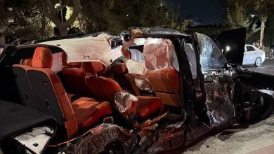 Китайская безопасность: от удара на огромной скорости L9 разорвало на части, но водитель остался жив