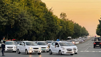 Дорога в Ташкенте