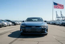 Авто из США: топ-5 аукционных площадок - 4 Автомобили на аукционной площадке в порту США