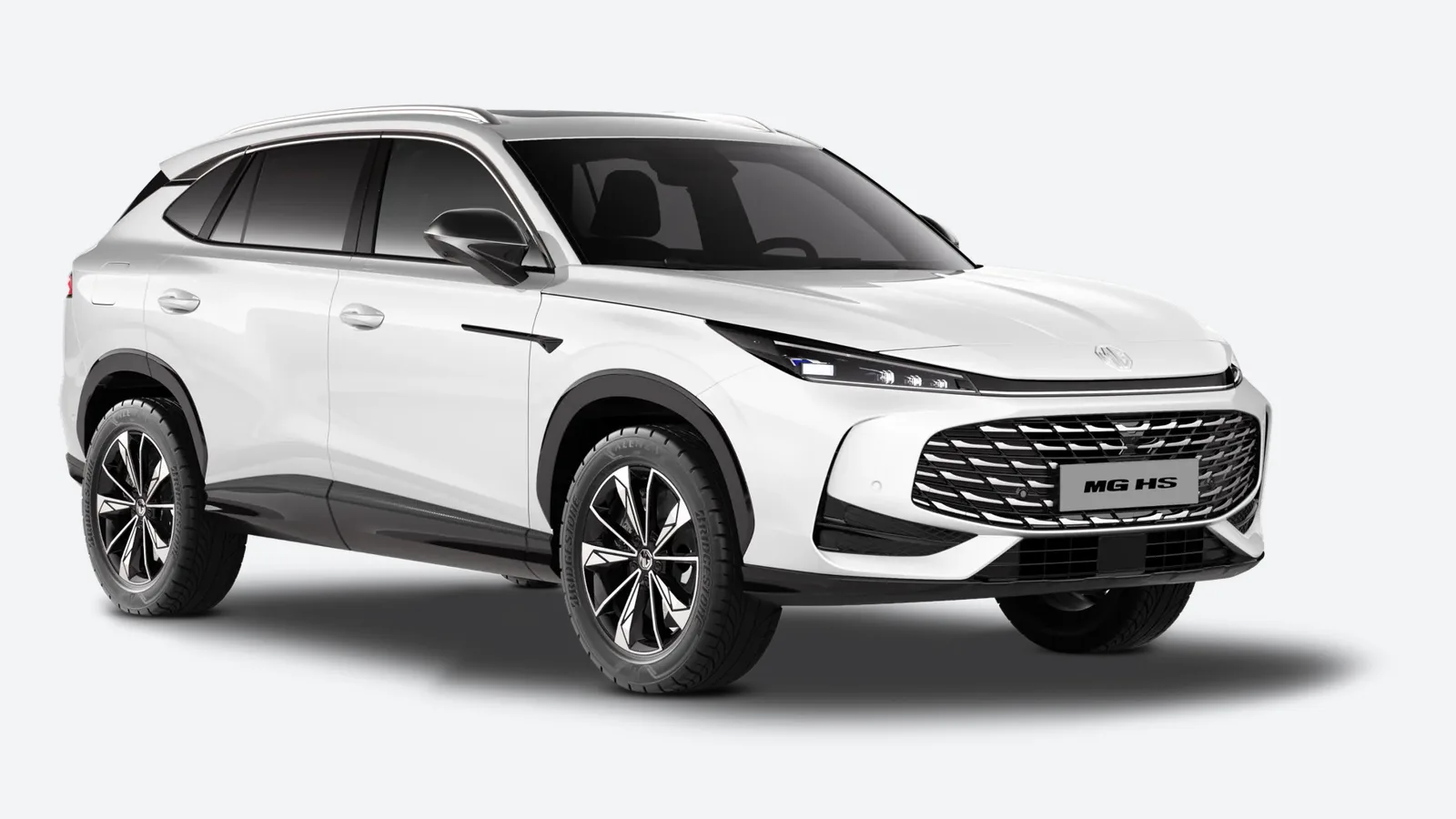 Кроссовер MG HS белого цвета